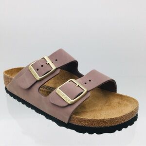 Birkenstock Arizona- Faded Purple Nubuck Leather Women’s Sandals EU 36